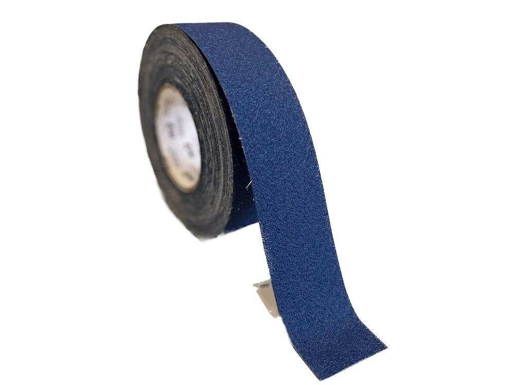podlahová páska s protišmykovou úpravou modrá 50mm x 18,3m