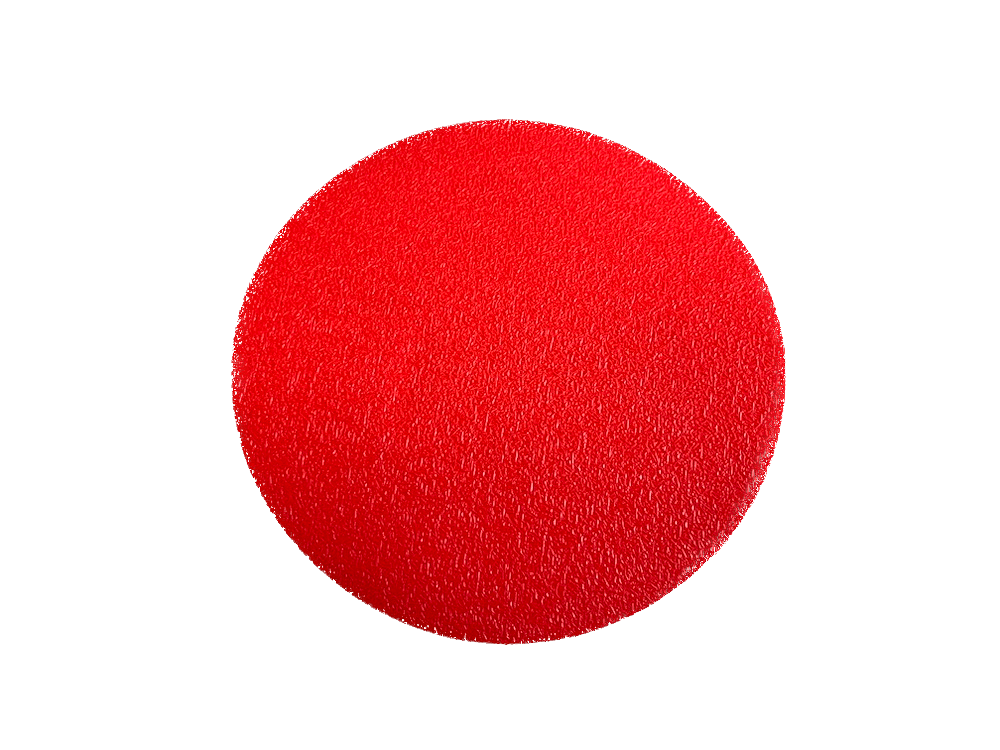 červený kruh podlahové značenie