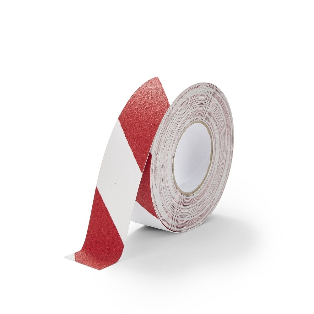 Protišmyková páska samolepiaca červeno biela 50mm x 18,3m I TeSe