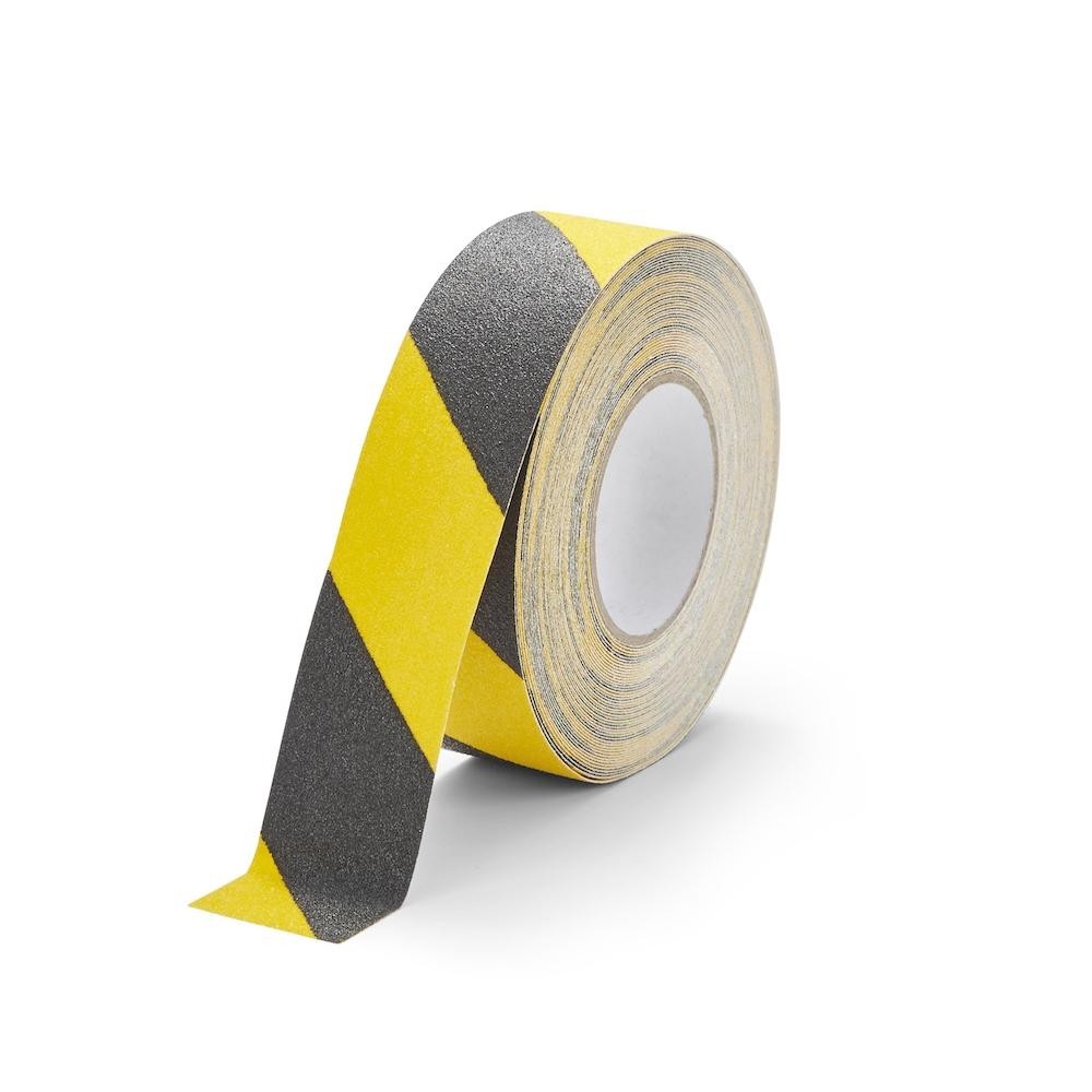 Protišmyková páska štandardné zrno výstražná žlto / čierna