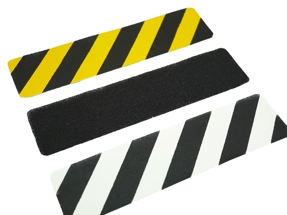 Protišmyková páska tvarovateľná výstražná žlto / čierna-150mm x 610mm