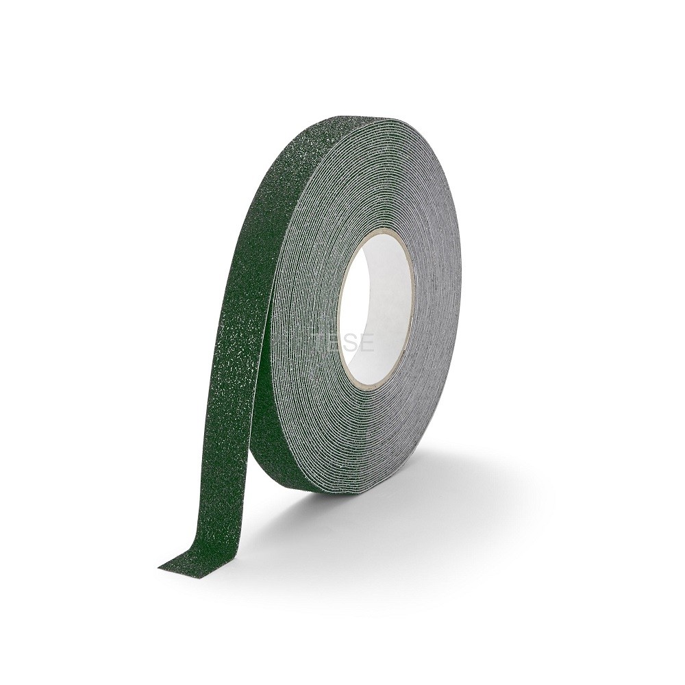 Exteriérová páska s hrubým zrnom zelená