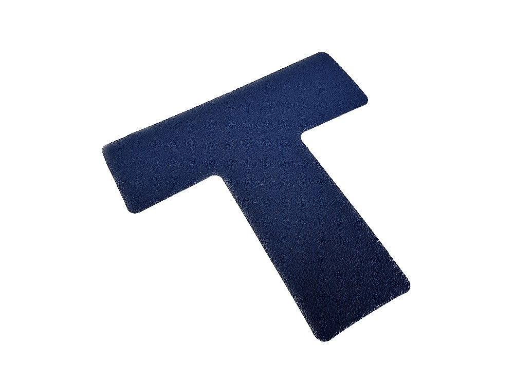 Podlahové značenie tvar T modré I TeSe