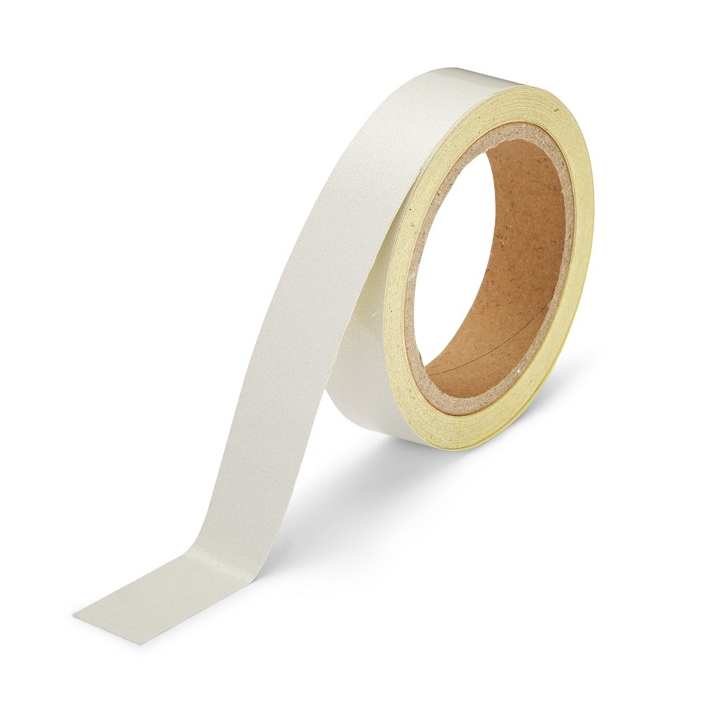 Reflexná páska biela - strieborná I TeSe