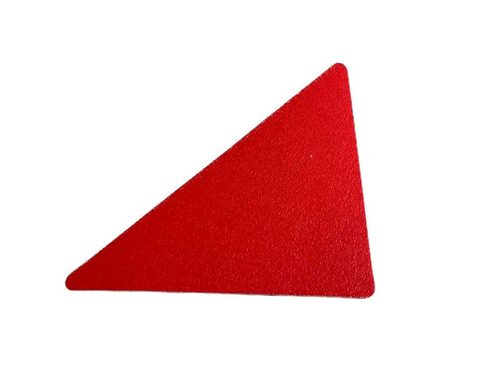 podlahové značenie červený trojuholní