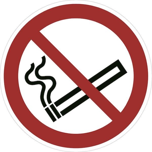 Samolepiaca značka Zákaz fajčiť