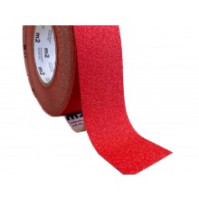 Podlahové značenie -páska - červená s protišmykovou úpravou