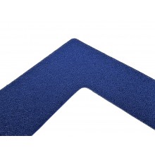 Tvar L podlahove značenie-150mm x 150mm modré (sada 10 ks)