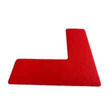 Podlahové značenie tvar L roh červené 150mm x 150mm ( sad...