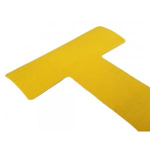 Podlahové značenie žlté tvar T